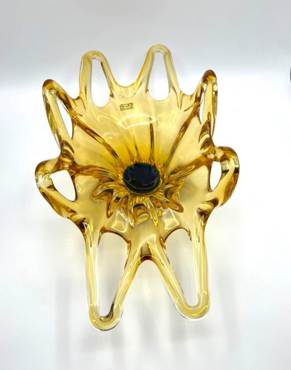Massiv Schüssel Amber-Dunkelblau – Bild 2