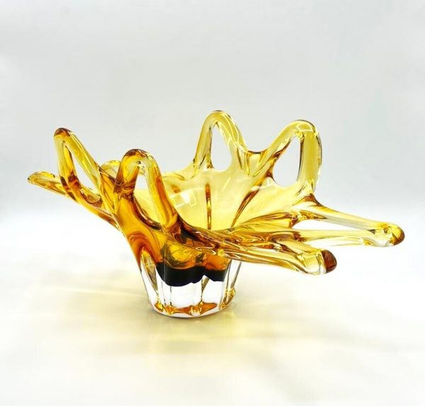 Massiv Schüssel Amber-Dunkelblau – Bild 3