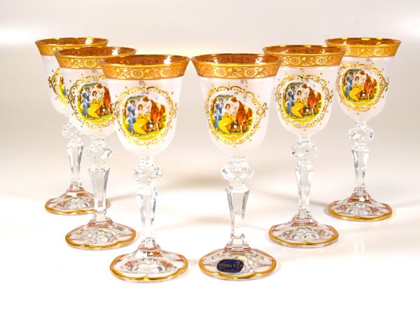 Bohemia Gold Wodka-Gläser 6Stk.