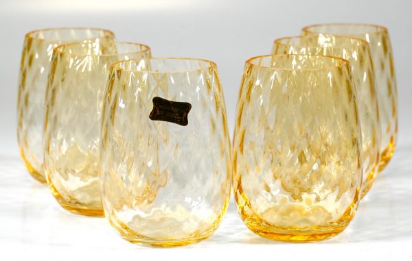 Gläser amber, 6Stk.