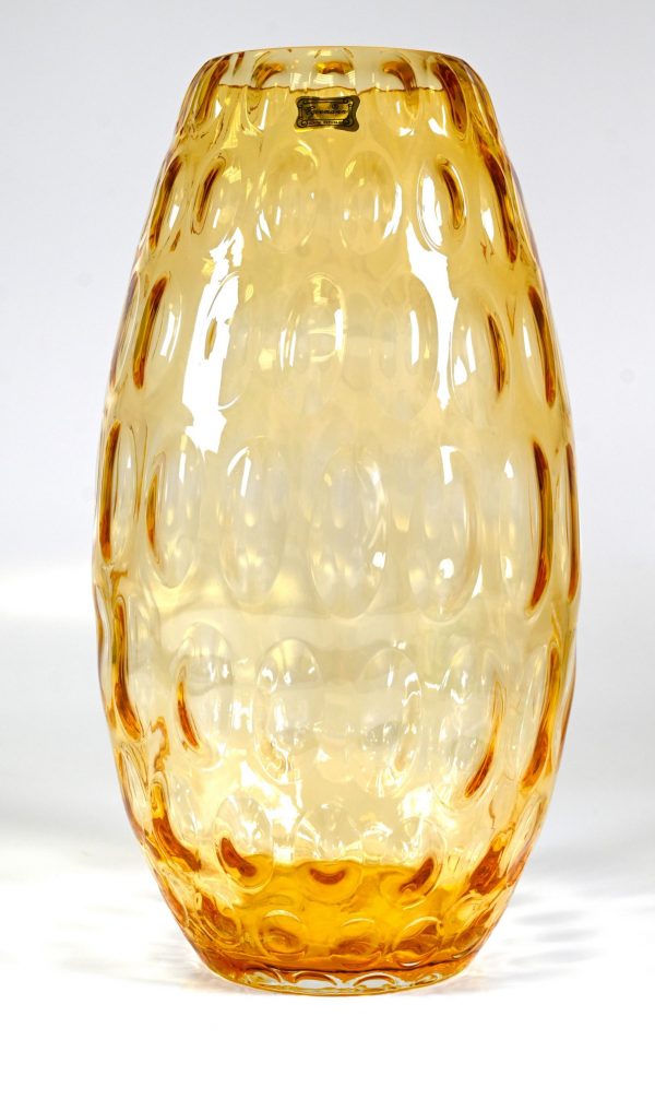 Vase amber Oliven