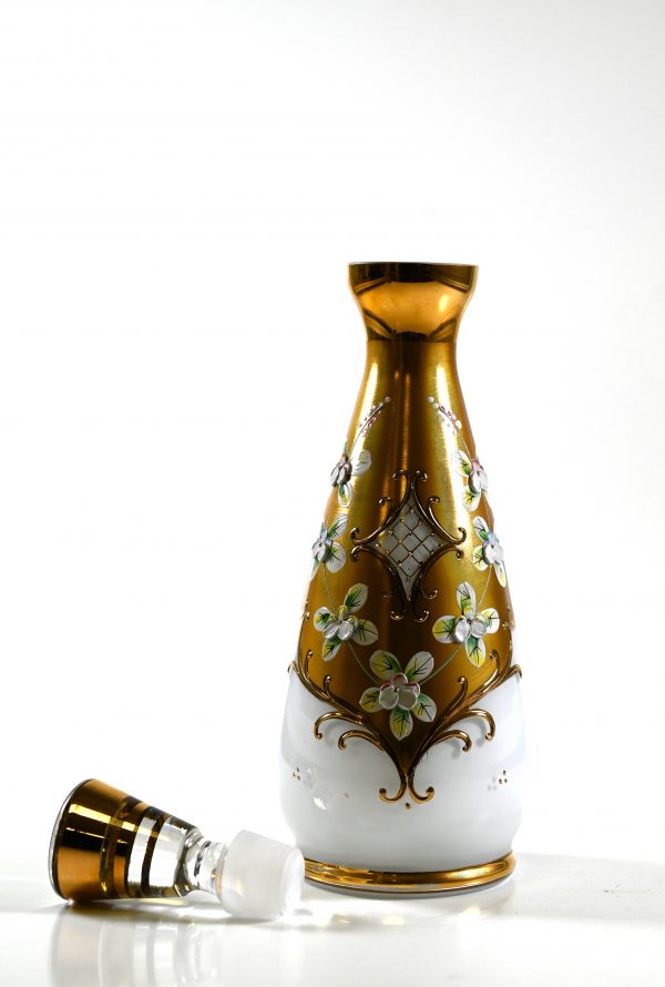 Karaffe weiß-gold – Bild 2