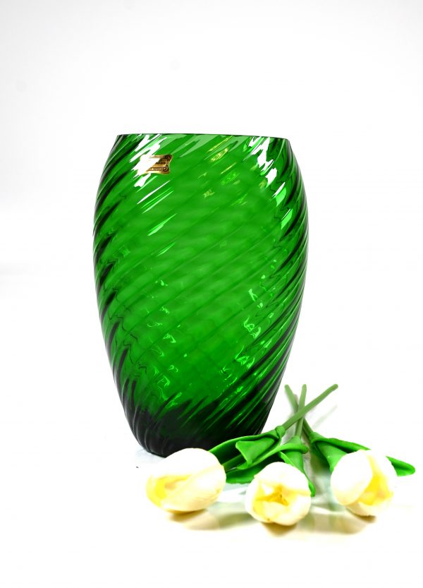 Vase dunkelgrün Marika – Bild 3